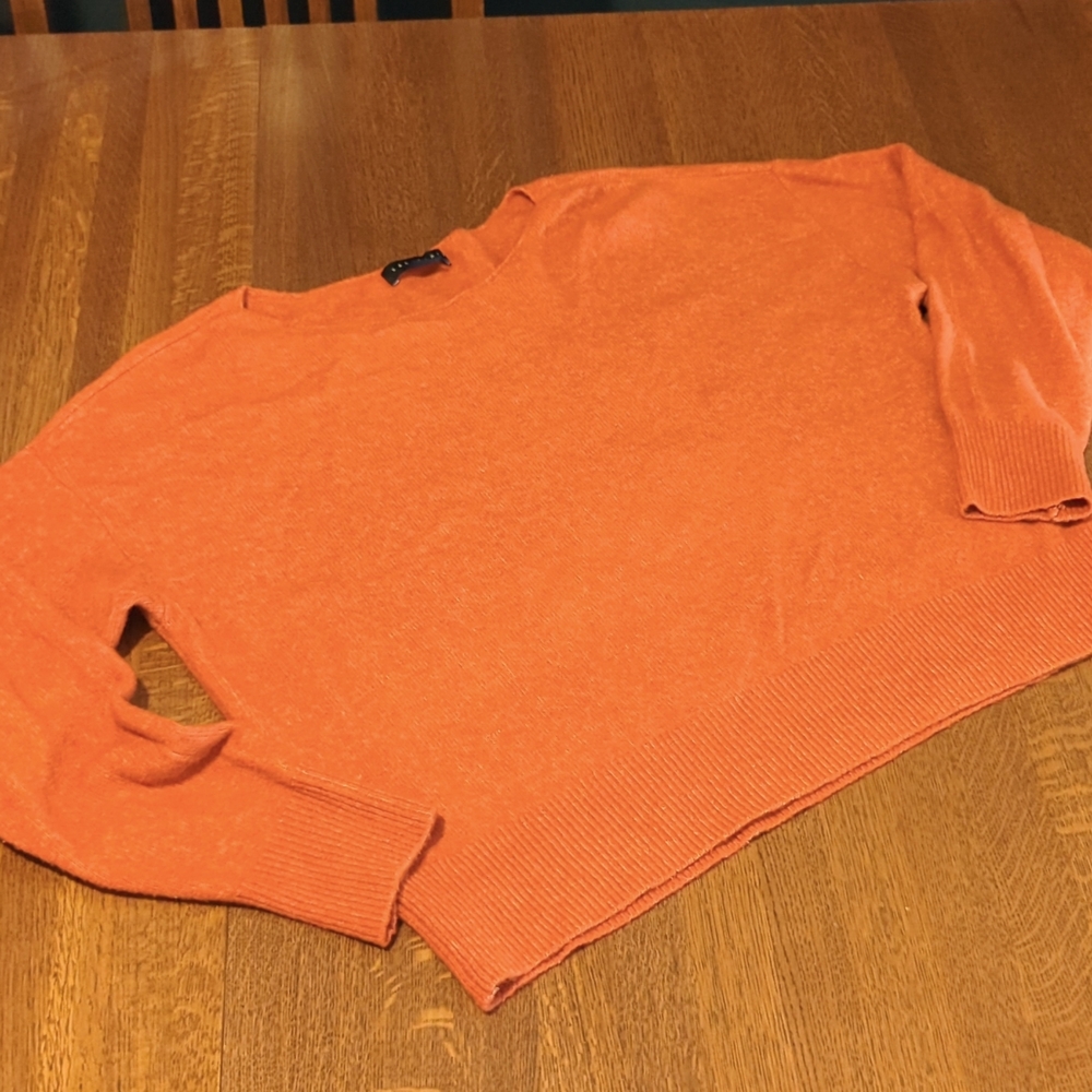 Sanctuary burnt Orange Rust boxy sweater